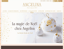 Tablet Screenshot of angelina-paris.fr